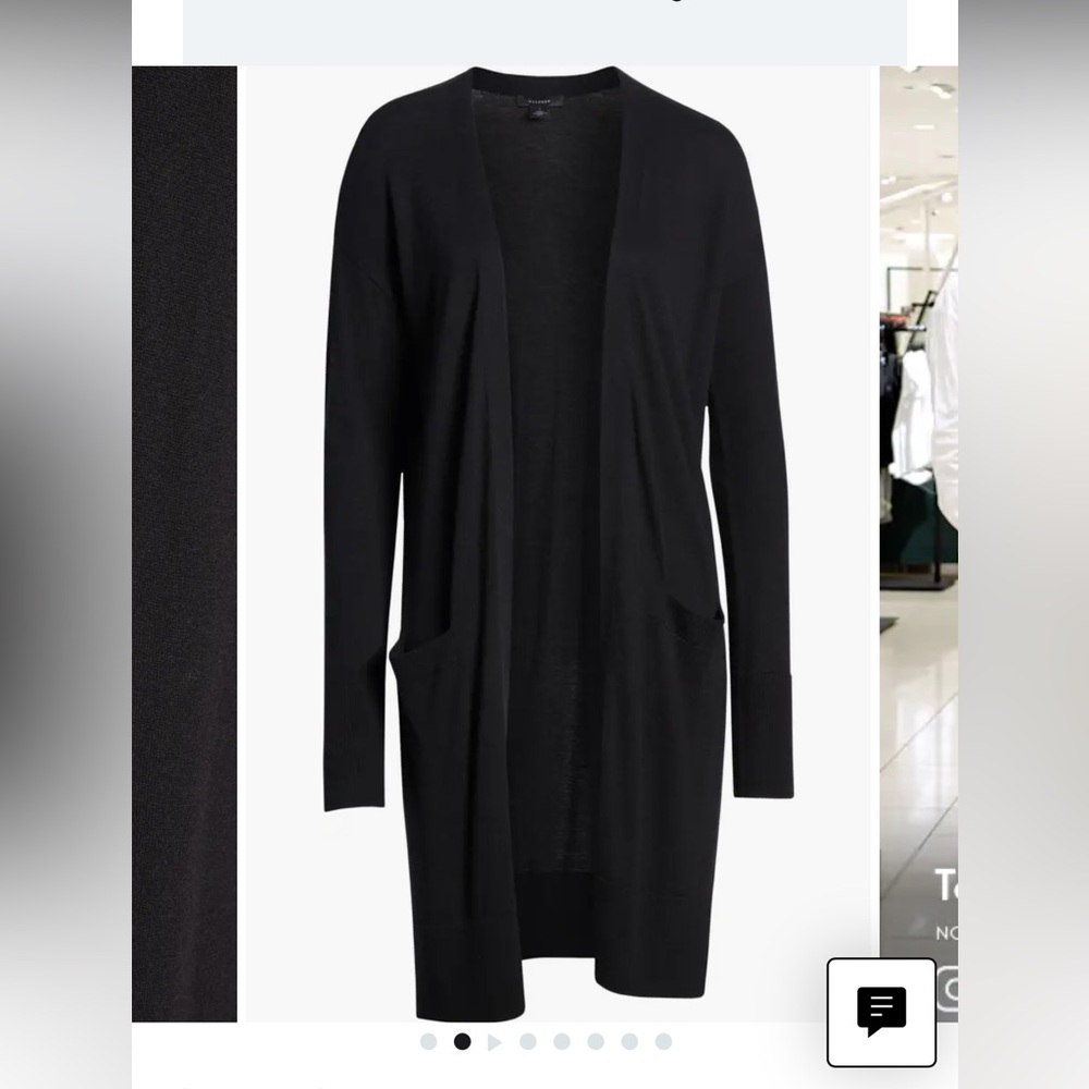 Halogen Open Front Pocket Cardigan